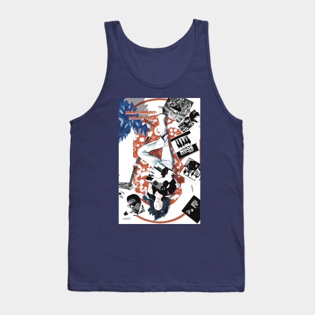 Donna With Records Tank Top by G.H.O.S.T. Agents